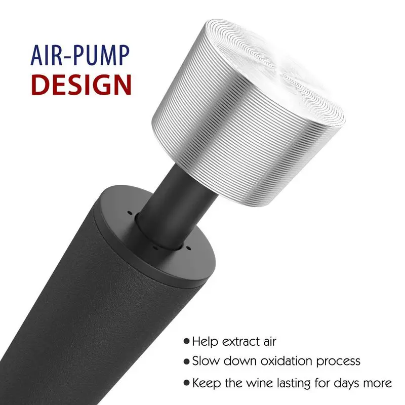 Вакуумная Крышка для винных бутылок многоразовая пробка с винным насосом