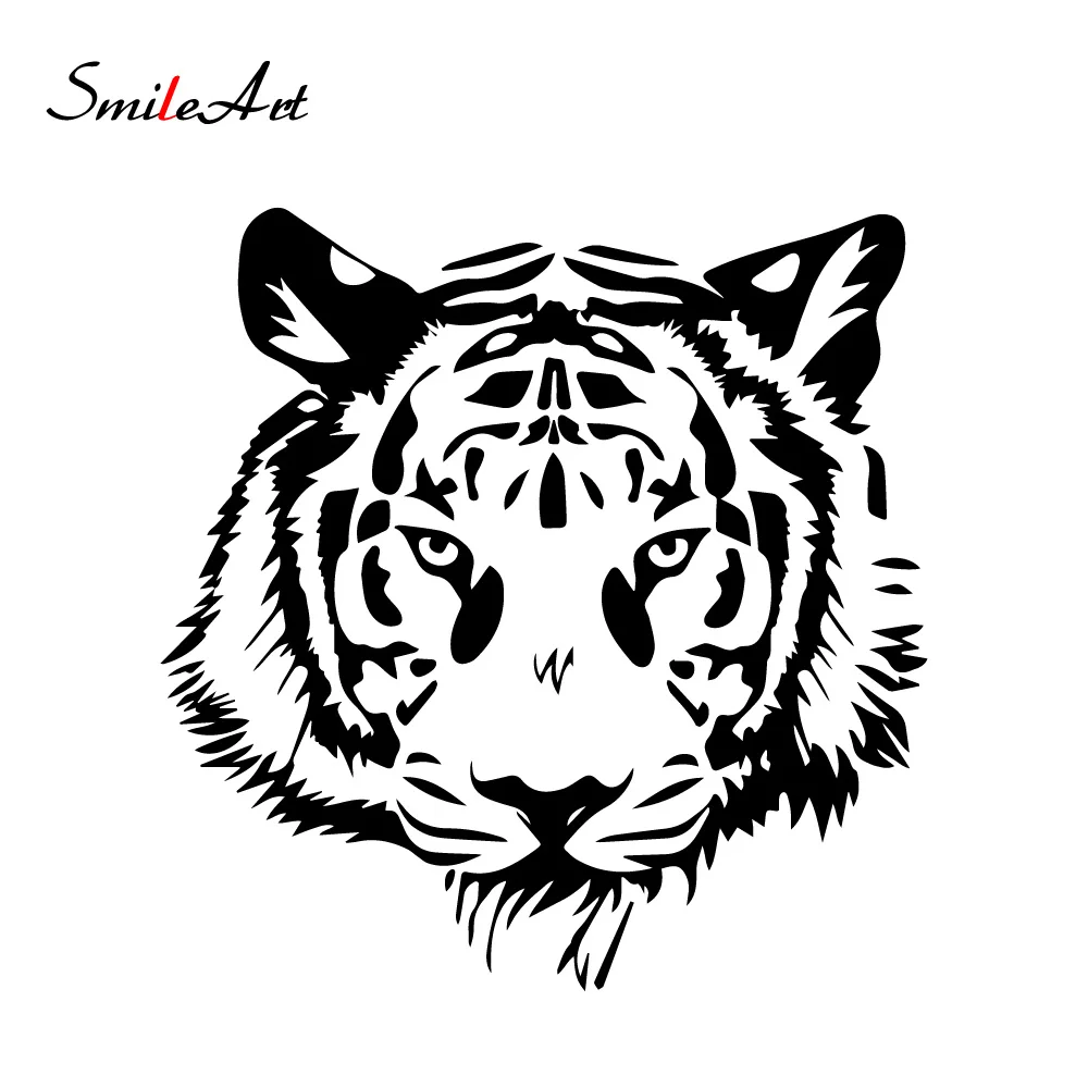 Мультяшный Тигр Авто Наклейка виниловая Автомобильная 3D Стайлинг