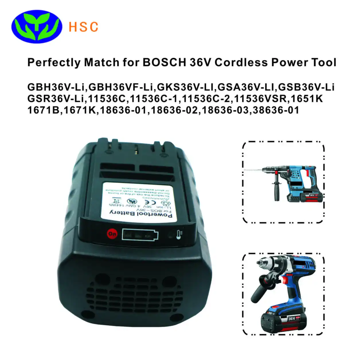 6.0Ah 18650 10s2p 36v portable battery BOS36A Li Battery 36V Replacement for BOSCH BAT810 BAT836 BAT840 2607336108 | Электроника