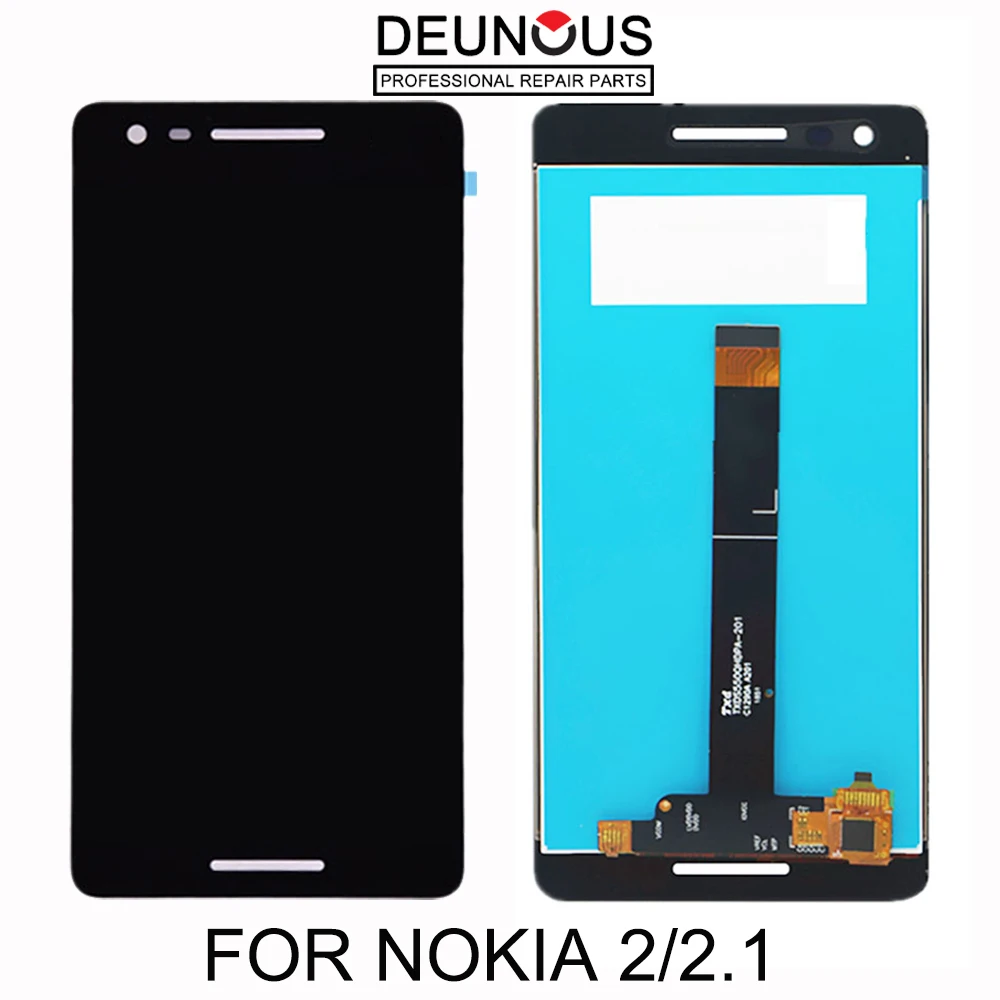 ЖК дисплей и дигитайзер сенсорного экрана для Nokia 2 1 (2018) TA 1080 1084 1092 1093 1029 1007|Экраны