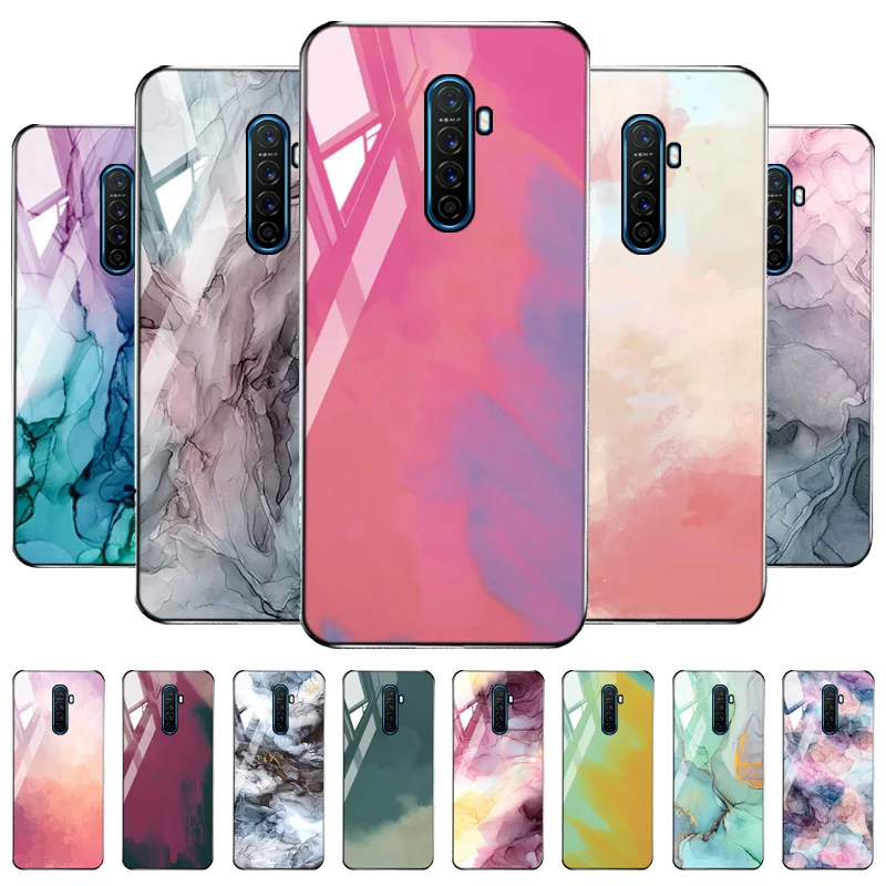 

Case For OPPO Reno Ace Case Tempered Glass Cover On Realme X Lite Z XT 6i C3 X50 5 3 6 Pro Find X2 Reno 2 Z 3 Pro 10X Glass Capa