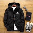 Ветровка мужская водонепроницаемая, с капюшоном, на осень