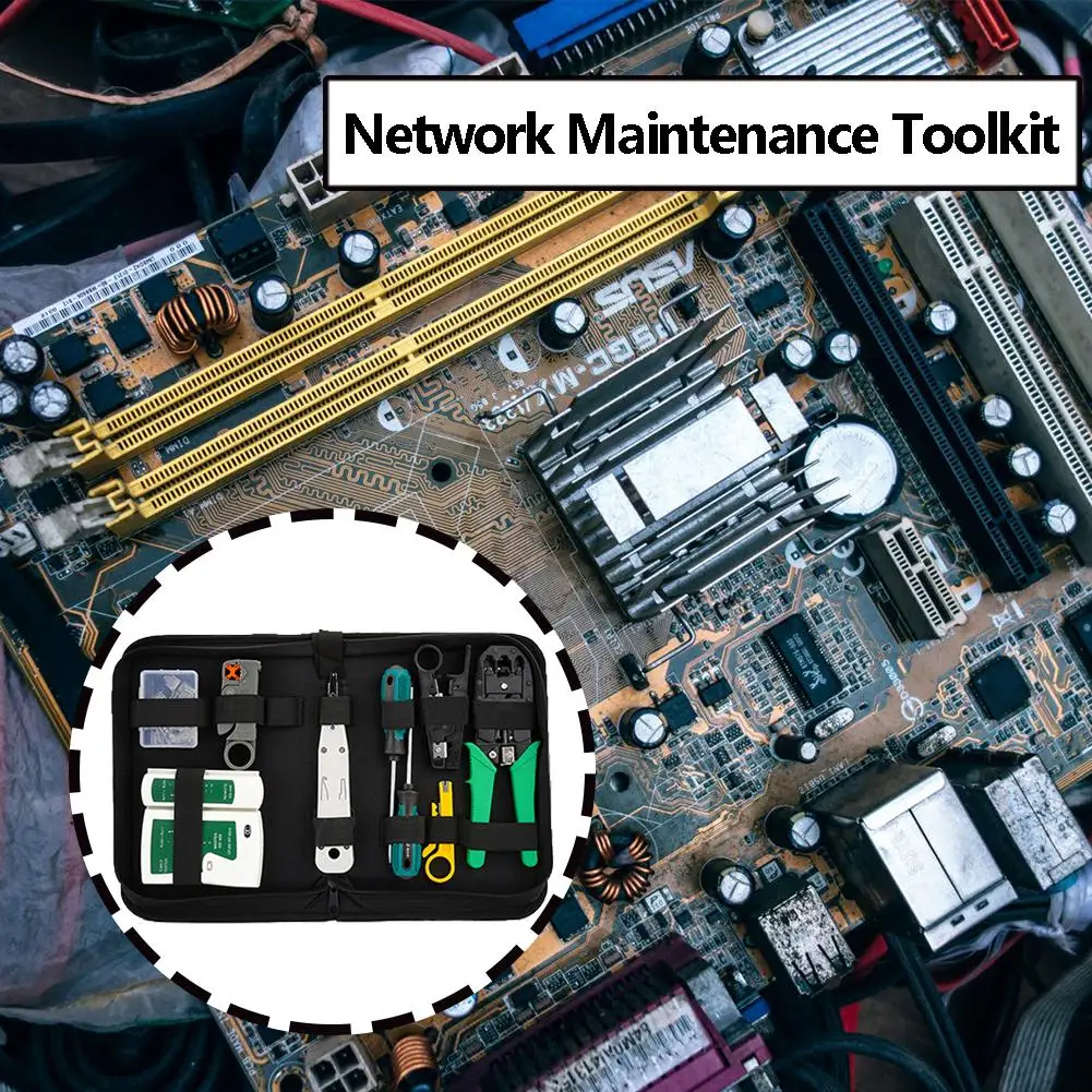 10/12 шт./компл. RJ22 разъемы Кабельный тестер Портативный локальной сети Набор