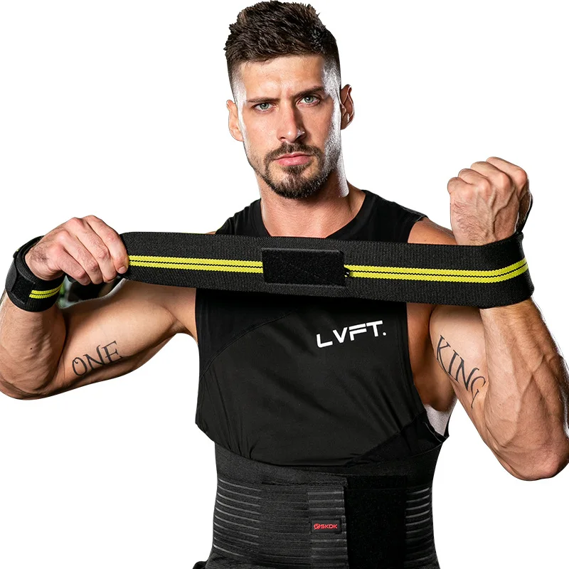 

1pair Adjustable Weight Lifting Strap Fitness Gym Sport Wrist Wrap Bandage Hand Support Wristband Exercise