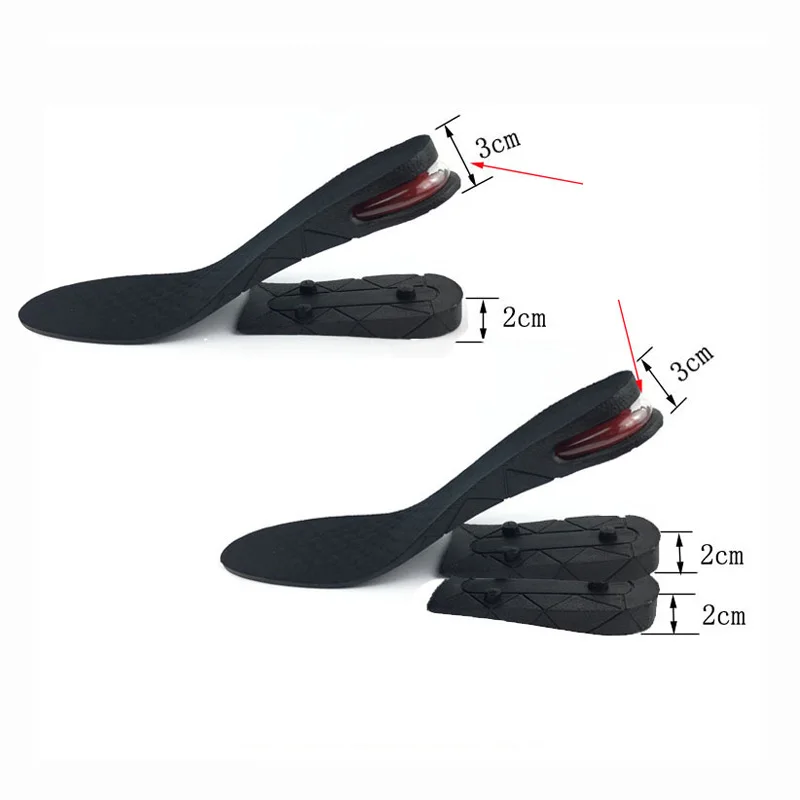 Стельки для мужчин и женщин вставки в обувь увеличения роста обуви 3 9 см| |