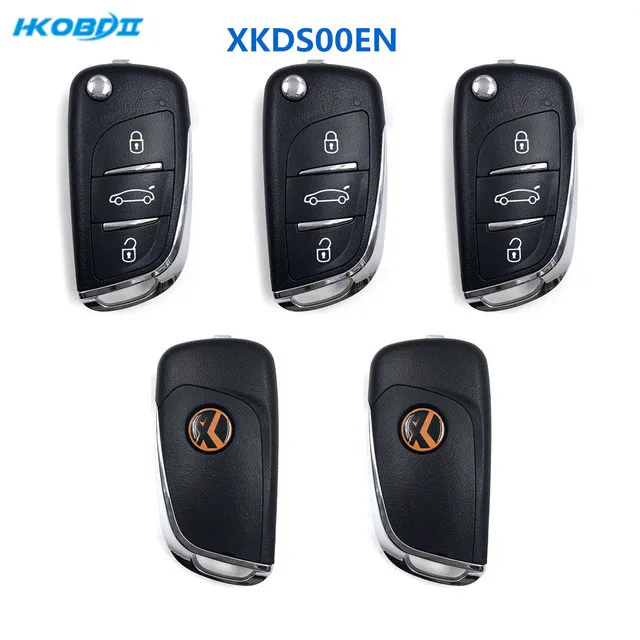 HKOBDII VVDI провод XK XKDS00EN 3 кнопки Универсальный VVDI2 Автомобильный ключ