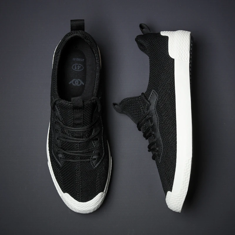 

2022 Korean Fashion Men's Vulcanized Shoes Spring/Autumn Designer Sneakers Breathable Men Casual Shoes Comfortable Flats Loafers
