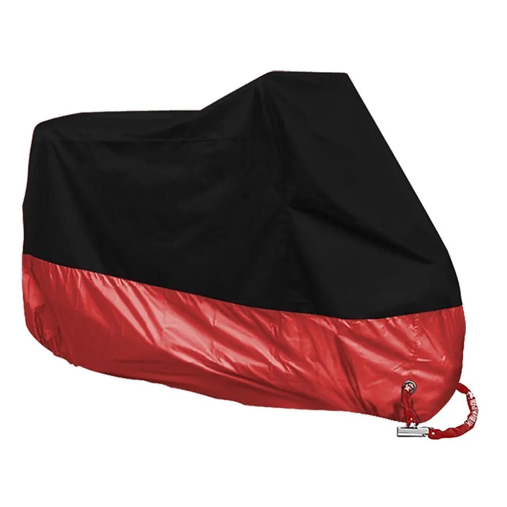 

Motorcycle Cover Protective Outdoor Indoor 190T Sun Protection Rainproof Dust-Proof Motorbike Rain Cover