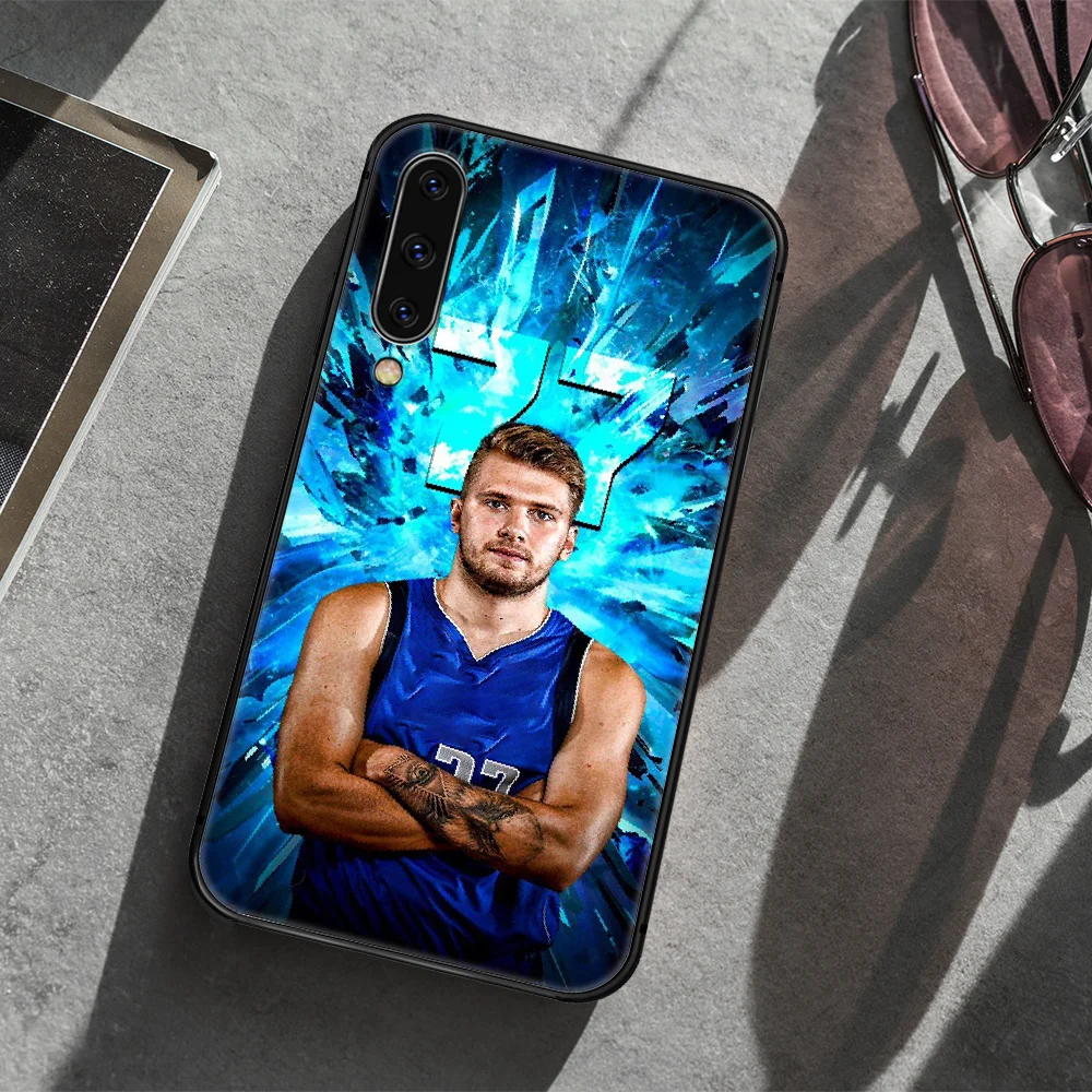 

basketball star Luka doncic 77 Phone Case Cover For Samsung Galaxy A10 A11 A20 E A21 A21S A30 A40 A41 A50 A51 A70 A71 A81 black