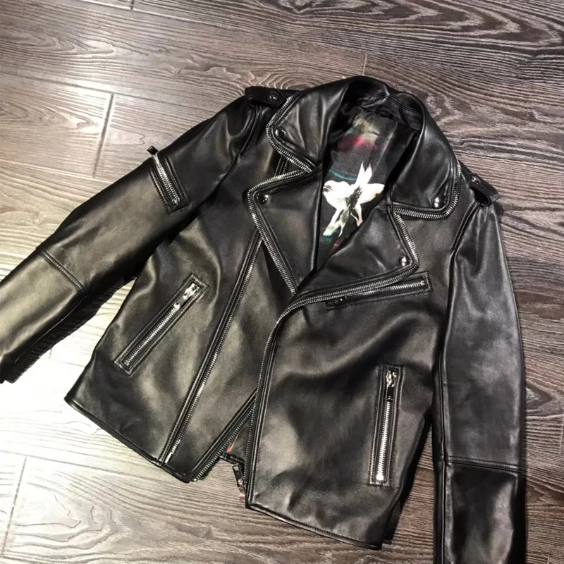 

sheepskin ladies women real genuine lambskin leather jacket