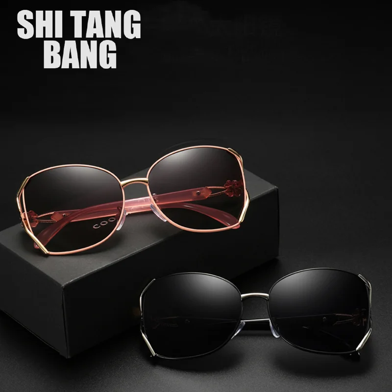 Очки солнцезащитные женские в овальной оправе с лисьим головом|Женские очки| |