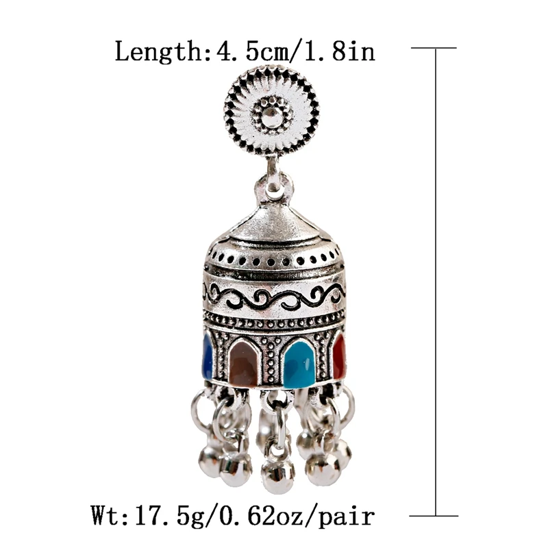 Этнические серебряные резные серьги из сплава для женщин капельное масло