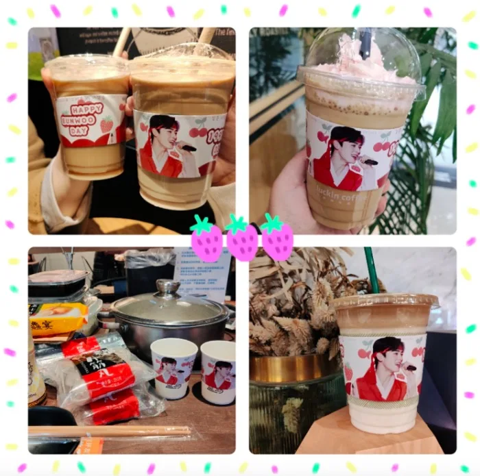 Регулируемые рукава для бутылки с водой 500 шт. одноразовые бумажные рисунком