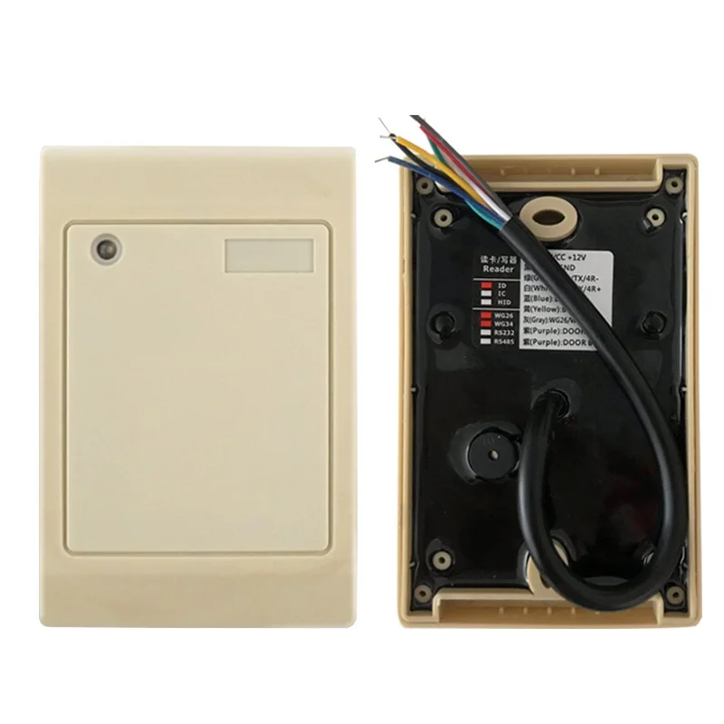 Водонепроницаемый считыватель карт Wiegand Wg26 Wg34 RFID IC 125 кГц 13 56 МГц ID для системы