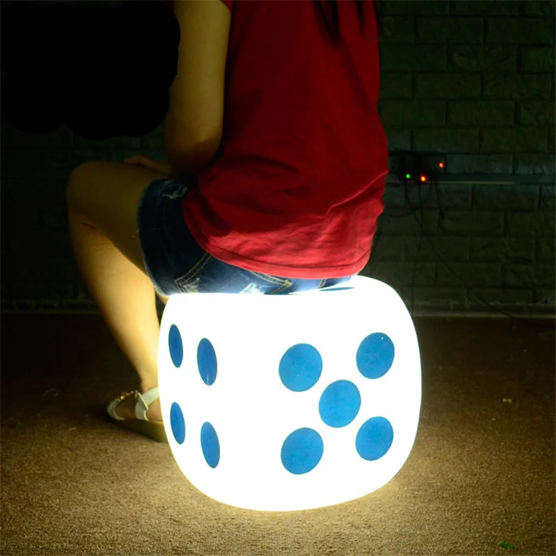 Koop Led Licht Kubus 16 Rgb Kleuren Dimmen Dobbelstenen Kubus Stoel Met Afstandsbediening Oplaadbare Waterdichte Led Dobbelstenen Tuin Decoratie