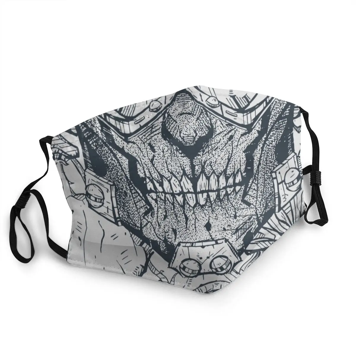 

Dorohedoro Blue And White Art Reusable Face Mask Anime Manga Goth Anti Haze Dustproof Protection Cover Respirator Mouth Muffle