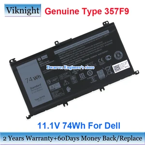 Оригинальный аккумулятор 74Wh 357F 9 для ноутбука Dell Inspiron 15(7559) 15-7559 15-7557 7557 7559 7566