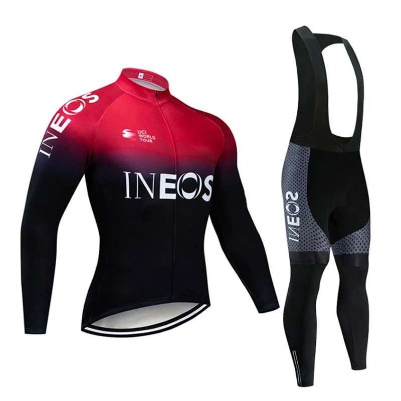 

Long-sleeved Cycling Suit Suit Comfortable Sportswear Men's Suit Breathable Outdoor Sports Self-service Gel Pad