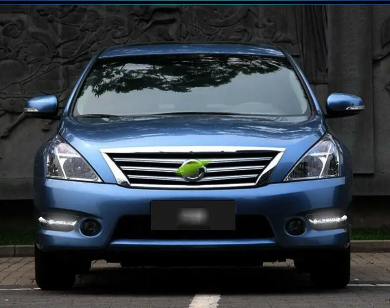 

New High Quality 2pcs 3 Functions Car LED Daytime Running Lights fog lamp For Nissan teana 2012