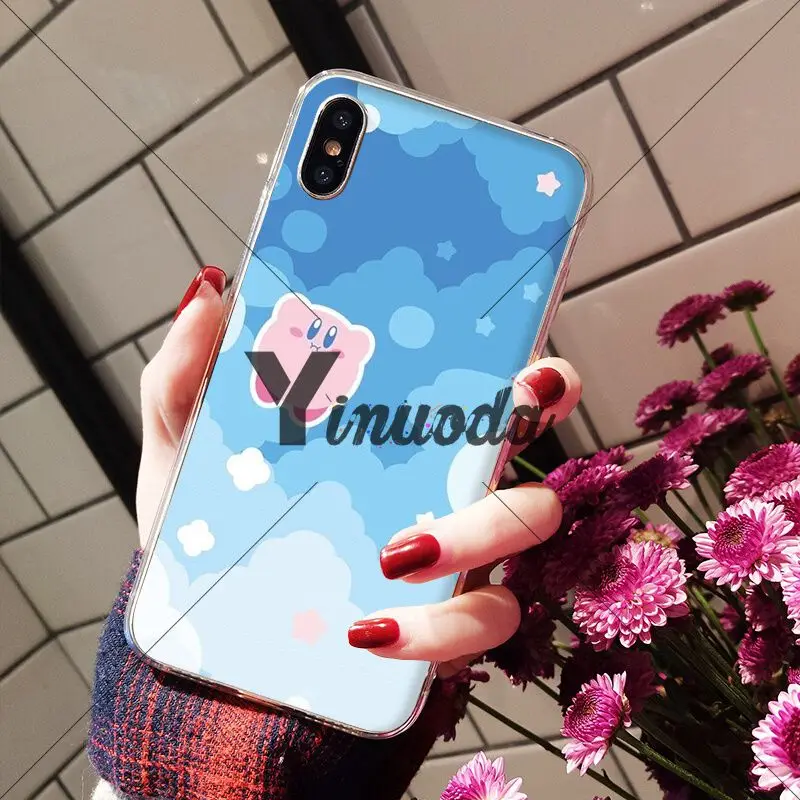 Yinuoda Game Kirby Series Soft Silicone Transparent Phone Case for iPhone X XS MAX 6 6S 7 7plus 8 8Plus 5 5S XR | Мобильные телефоны