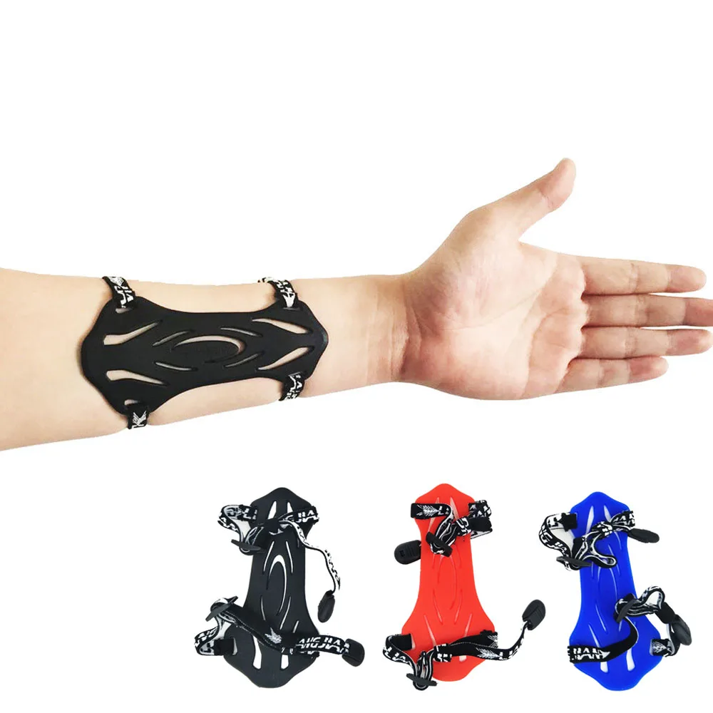 

LJ Rubber Arm Guard Archery Arm Guard with Elastic Strap for Recurve bow Archery Shooting Professional Equipment