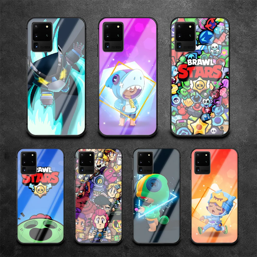 

Fighting Game Phone Tempered Glass Case Cover For Samsung Galaxy S Note 5 6 9 10 10E 20 21 FE Plus Uitra Shell Silicone Back