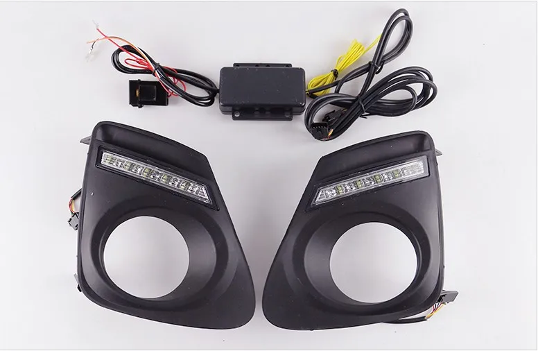 Дневные ходовые огни 2 шт. светодиодные дневные для Toyota Corolla 2011 2012 2013 12 В