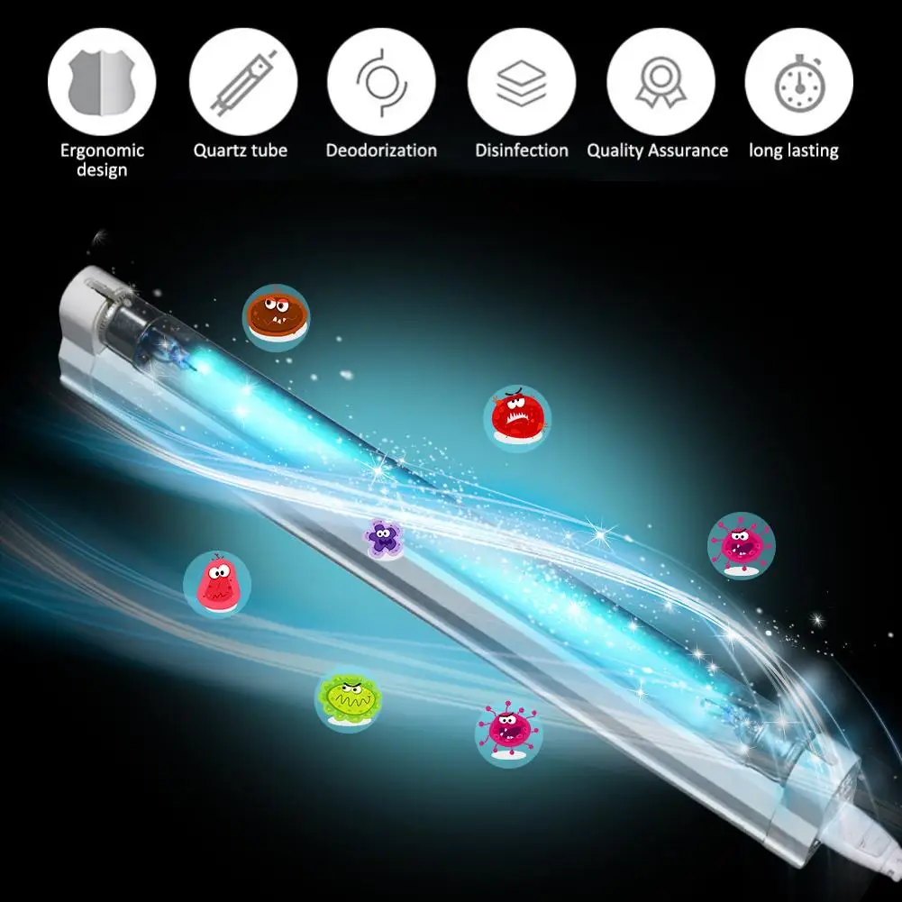 Кварцевая УФС Стерилизация 6/8 Вт светлая озоновая бактерицидная трубка T5 для