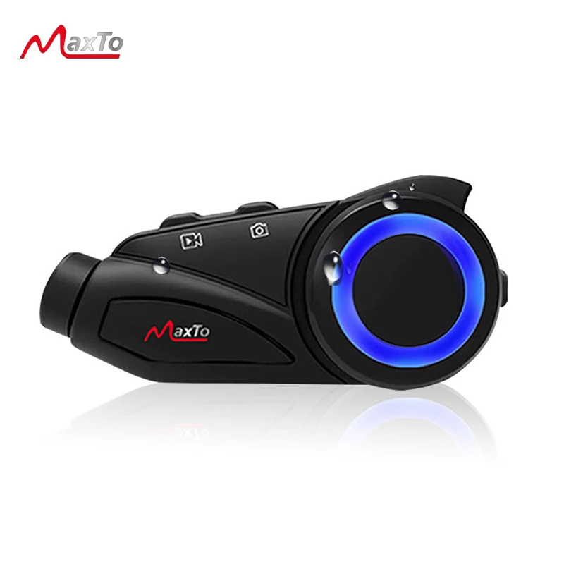 

Maxto M3 мотоциклетный шлем Bluetooth Интерком 1080 HD видео Водонепроницаемый Sony Чип FM радио многоместный регистратор вождения