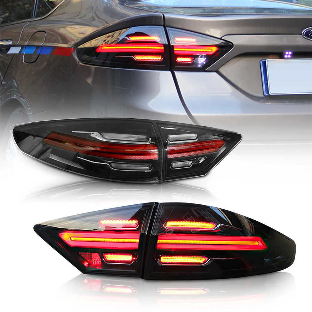 

OLED Tail Lights for Ford Mondeo Fusion 2013-2016 with Start Animation LED DRL Car Lamp Assembly Auto Accessories