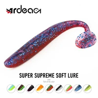 ardae 90mm4 5g soft lure fishing bait silicone easy shiner t tail wobblers relax artificial double color bass perch leurre
