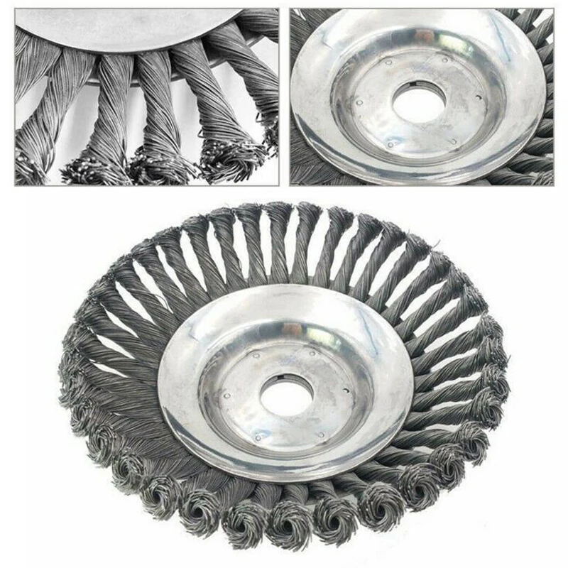 Weed Grass Trimmer Blade Break Proof Wired Round Edge Steel Cutter Machine Accessories For Garden Lawn | Дом и сад