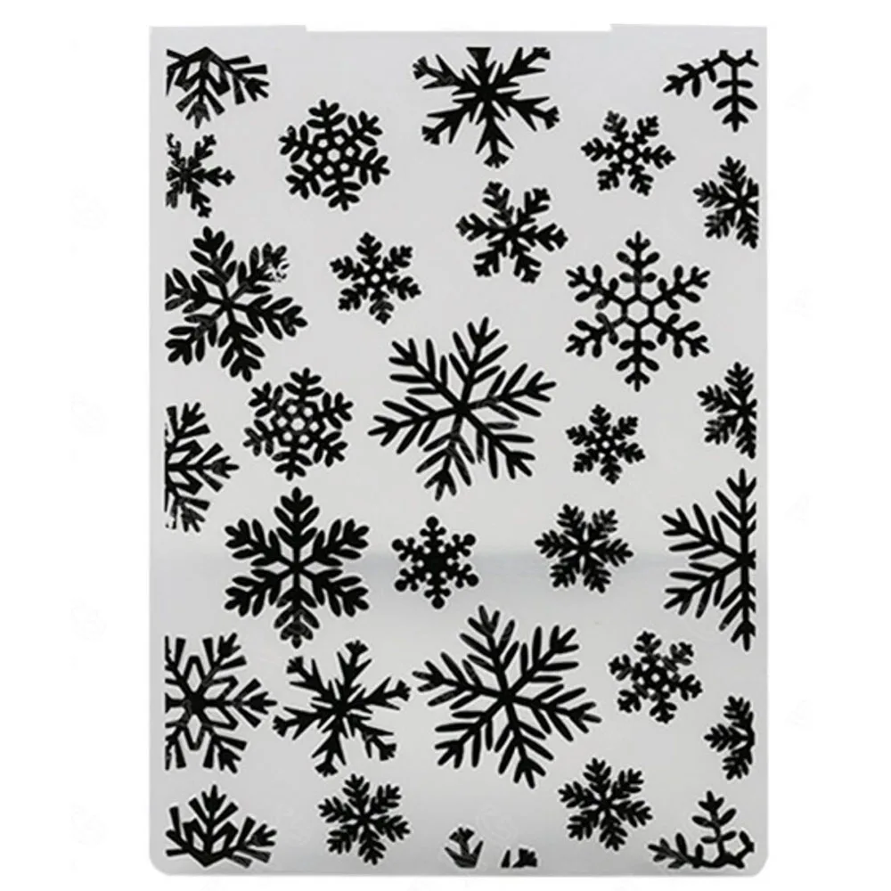 

3D Snowflake Background Embossing Folders Handmade Making Diy Scrapbooking Paper Crafts Card Decoration Template New Arrival