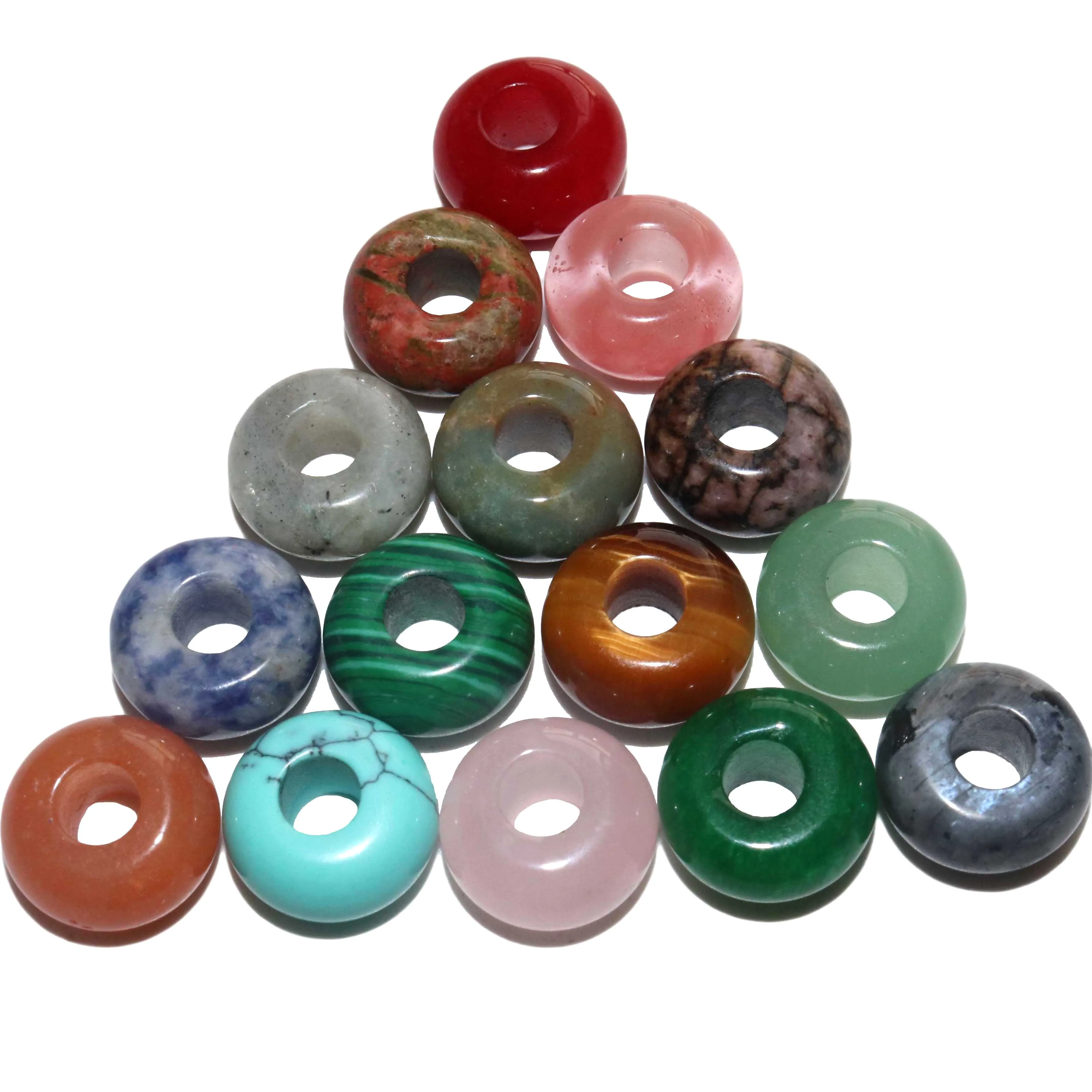 10 шт./лот натуральный камень бирюзы Агаты нефриты тигровый глаз с большим