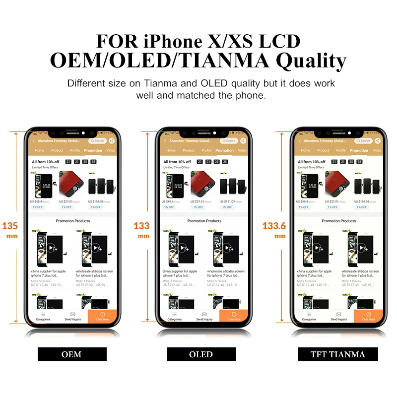 Экран дисплея для IPhone xs запасной экран мягкий OLED apple Lcd 5 8 дюйма оптовая цена