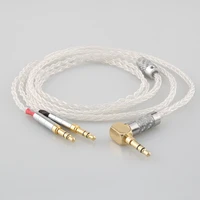 hifi 99 pure silver 8 core headphone earphone cable for focal clear elear elex elegia stellia earphone headset
