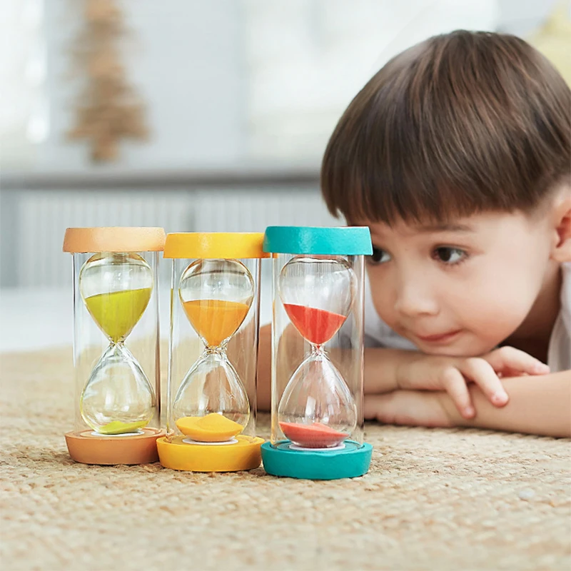 Hourglass timer child fall time 30 minutes and a half hours home decoration creative leak sand bucket bottle | Дом и сад