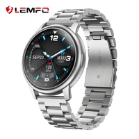 lemfo lf28 smartwatch 2020 ip68 waterproof heart rate monitor sport smart watch men for android ios 30 days standby pk ls05