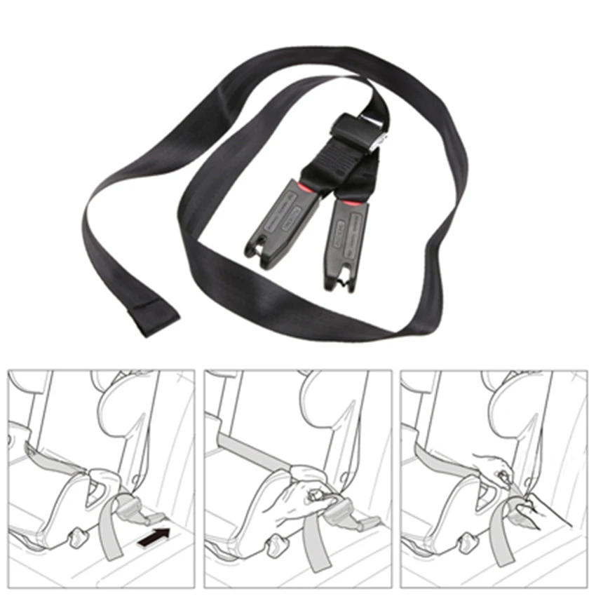 Регулируемый ремень безопасности Isofix для детей мягкий крепежный держатель