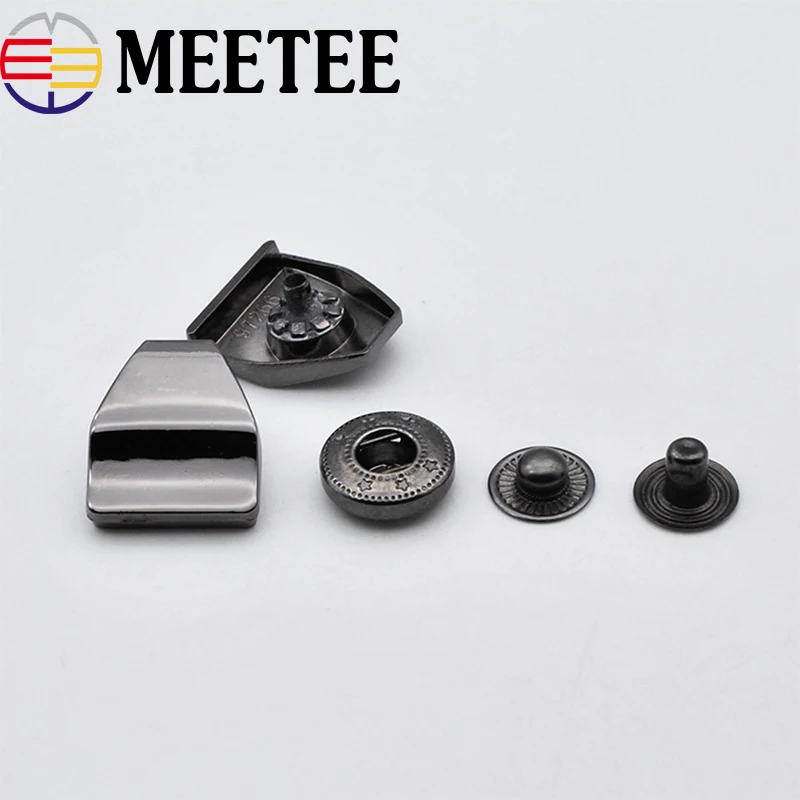 10 комплектов Модные металлические кнопки защелки для пальто декоративные Botones