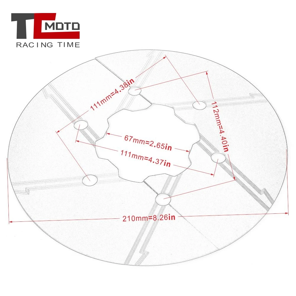 Мотоцикл CNC задние звездочки цепи передач декоративное покрытие для KTM DUKE 125 200 250
