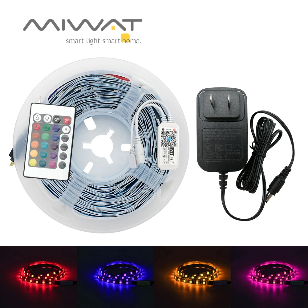 Водонепроницаемая светодиодная лента SMD 5050 30 светодиодов/м IP65 5/10 м|Светодиодные