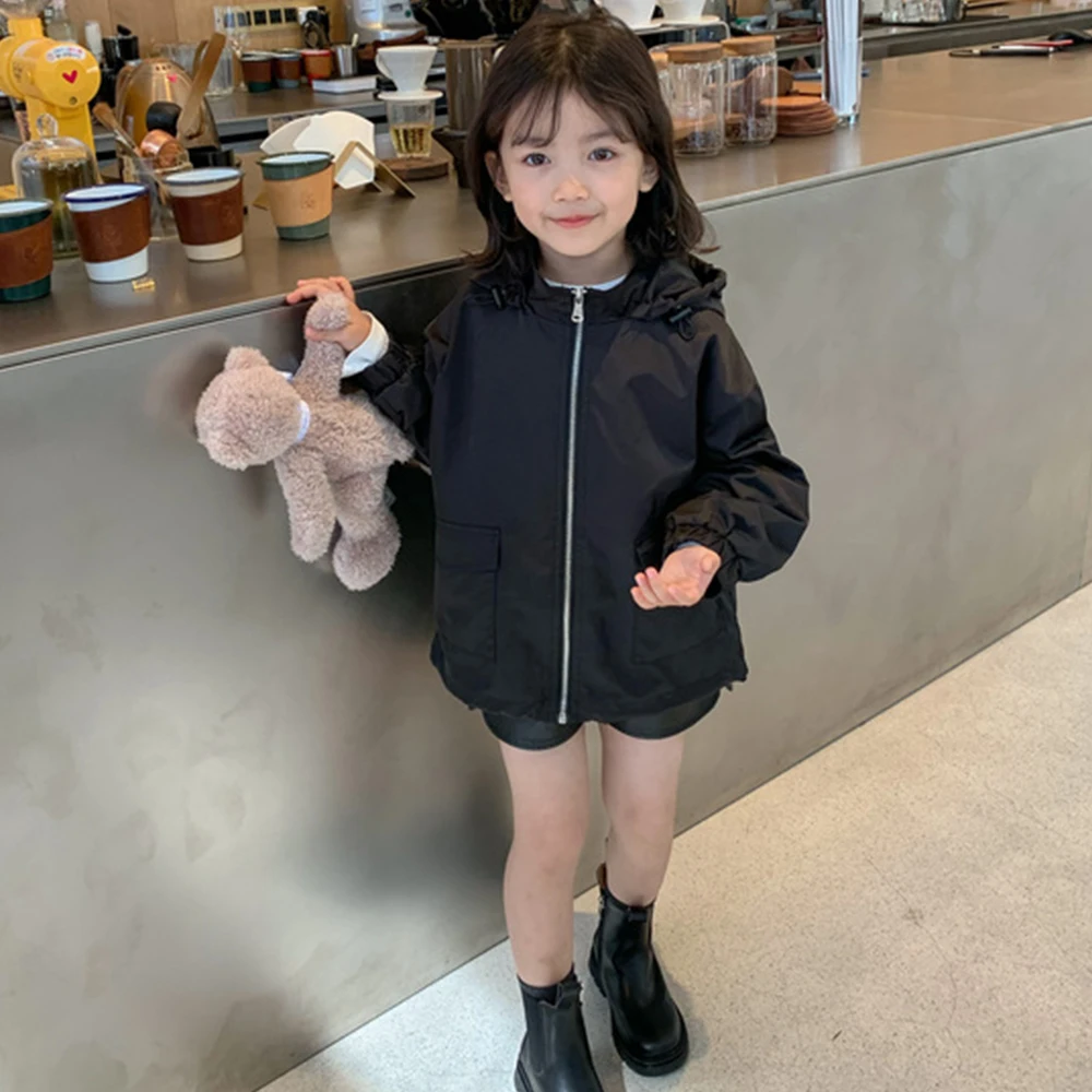 

Children's jacket windbreaker girl Baby raincoat baby girl raincoat windbreaker baby hoodies girls windbreaker coat Girl's jacke