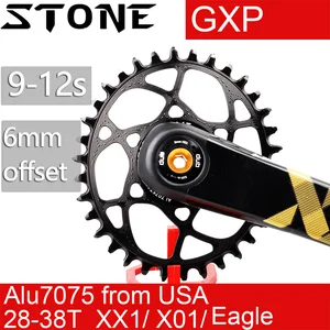 Прямое Крепление GXP XX1 Eagle X01 X1 X0 X9 для Sram 28T 30T 32T 34T 36 38, 6 мм, Stone овальная звездочка