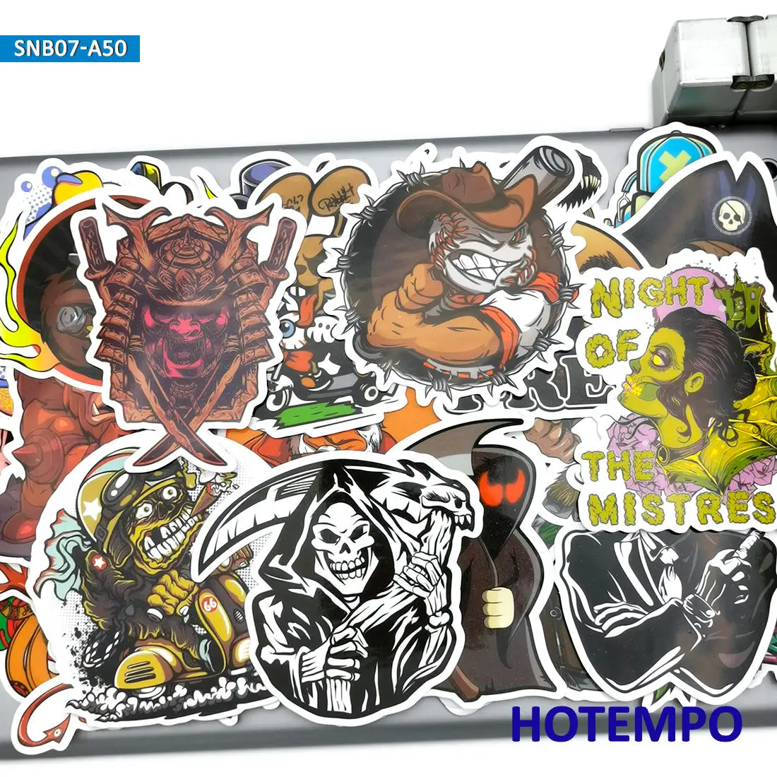 50 шт. Рок панк череп демон ведьма смешанные крутые ретро забавные для телефона