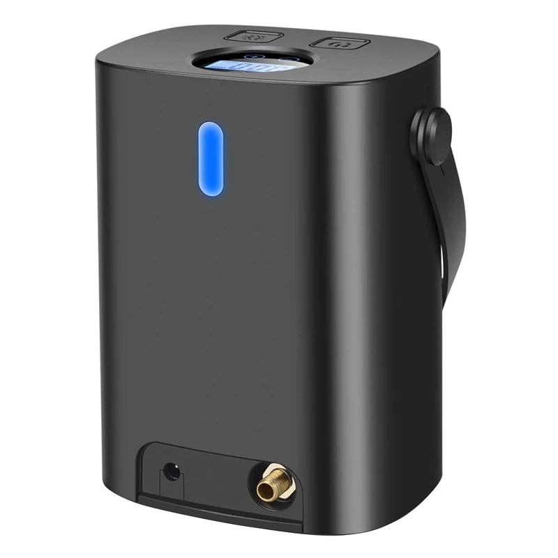 Barato Compresor De Aire Portátil Para Coche, Inflador De Neumáticos De 150PSI, Bomba De Neumáticos Recargable Por USB Para Neumáticos De Coche, Bicicletas, Bolas De Motocicleta