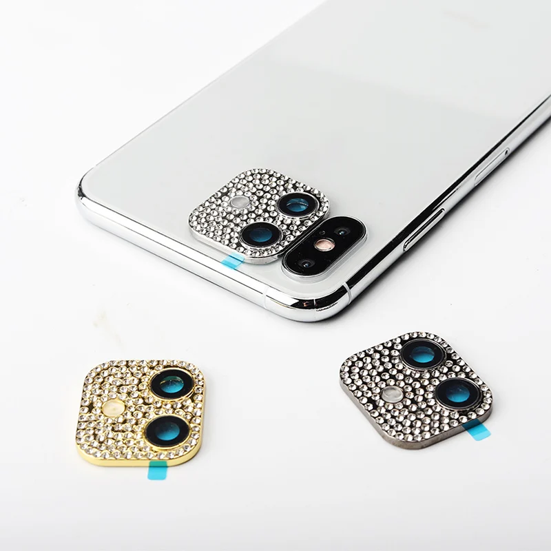 Алмазная крышка для объектива камеры, для изменения секунд, для Iphone 11 Pro, Модифицированная наклейка для камеры, на камеру, для Iphone Xr X Xs Max 10