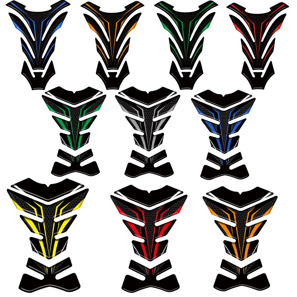 

FOR Aprilia 1pcs Universal Motorcycle Epoxy Resin Gas Fuel Tank Pad Tankpad Protector Racing Sticker Accessories