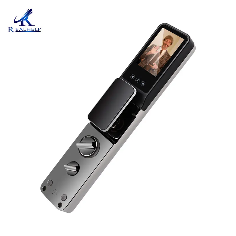 APP Controlled Fingerprint Door Lock with Camera Card Access Smart |