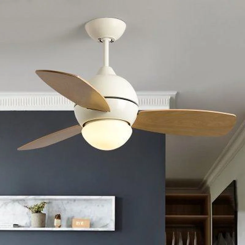 36 дюймовый скандинавский светодиодный потолочный вентилятор Макарон для